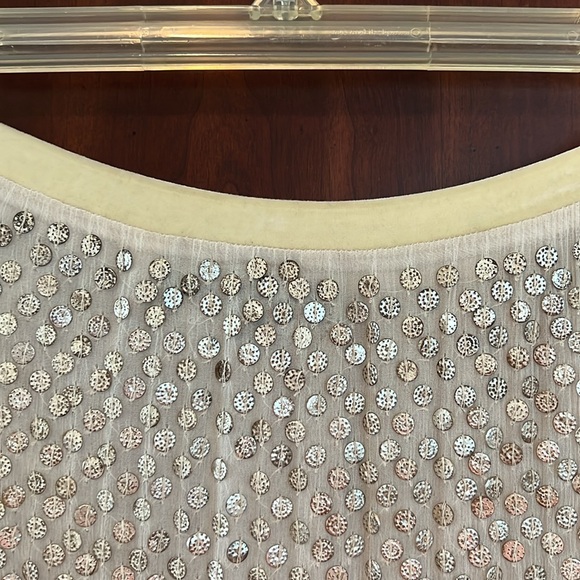 Silver Dagger Matte Silver and Gold Palette Mini Skirt- New without Tags - Picture 5 of 6